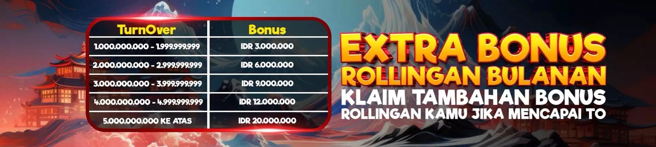 BONUS ROLLINGAN HARIAN SEMUA PERMAINAN