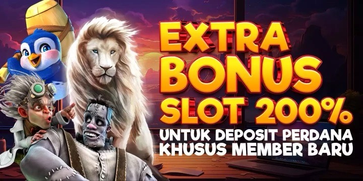 WELCOME BONUS 100% SLOT UP TO 200%